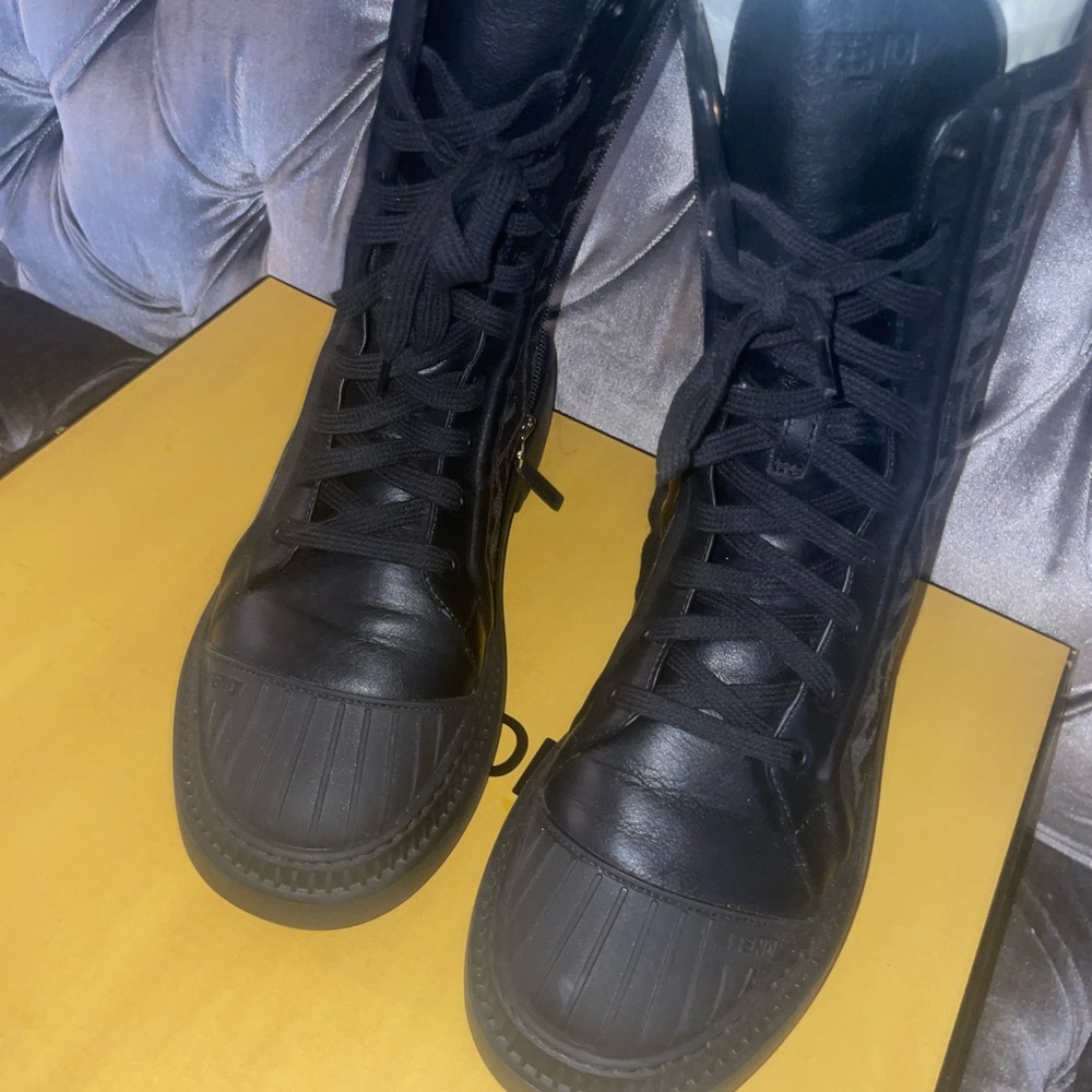 Fendi Domino Combat boots